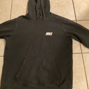 Nike Men's Black Hoodie Sweater